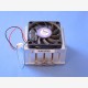 Heatsink 60 x 80 x 45 mm with 12 V fan